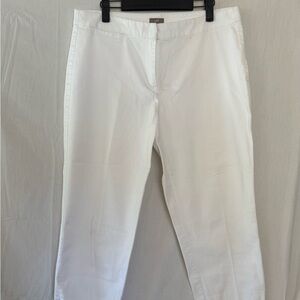 J. Jill White Straight-Leg Women’s cropped Pants